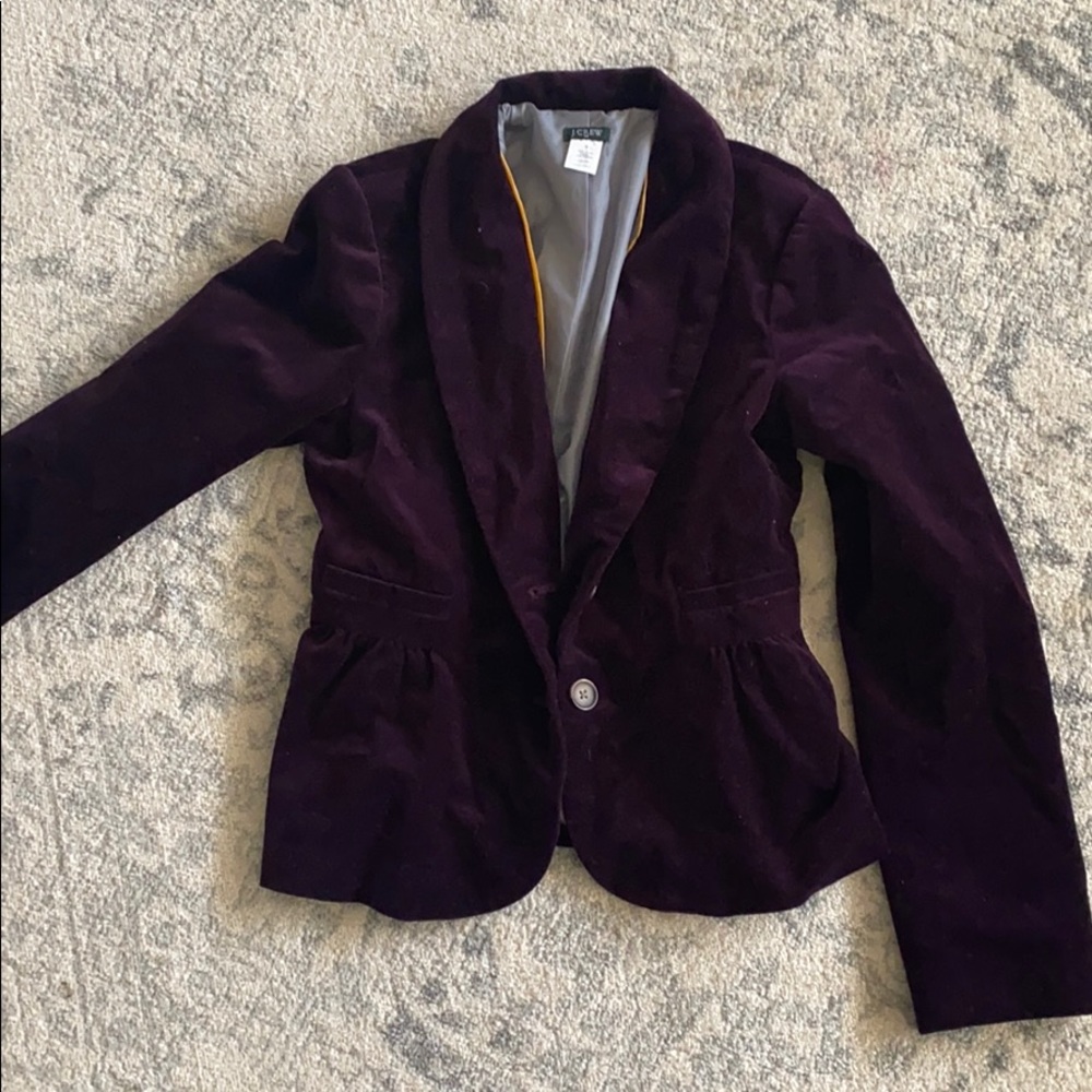 Velvet blazer